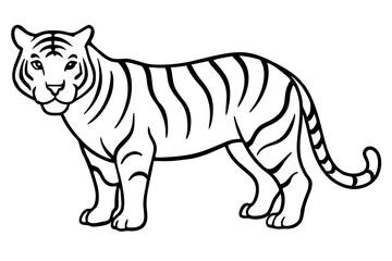 Fierce Tiger Linework