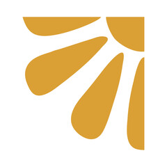 Boho Background Sun Icon