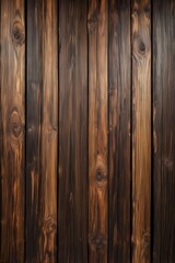 Obraz premium a close up of a wooden wall with a dark brown stain