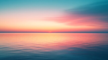 Obraz premium Soft Pink to Deep Blue Sky Gradients