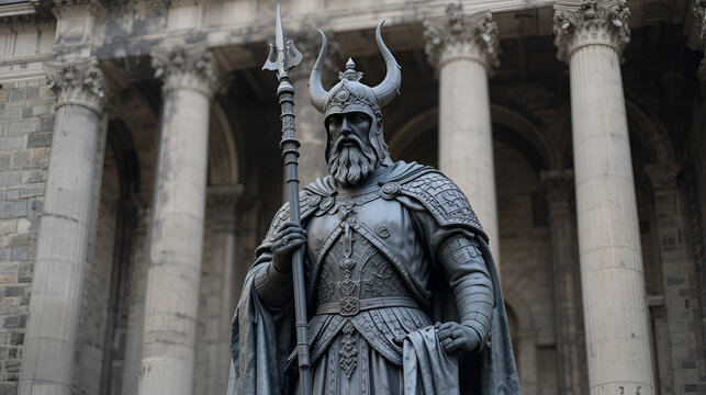 A statue of Vlad the Impaler in Bucharest