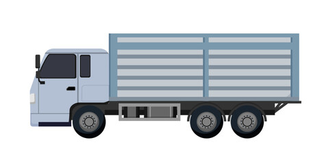 Blue Cargo Truck