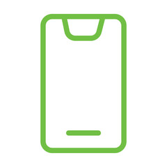 green cellphone icon