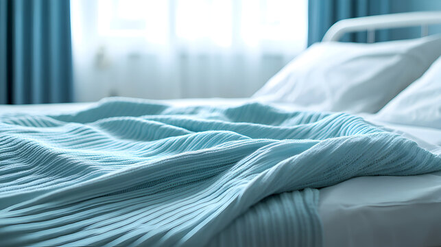 a soft, ivory medical pillow with a gentle texture, adding a sense of comfort and tranquility to healthcare imagery 