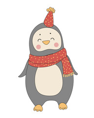 Adorable Cartoon Penguin