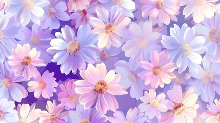 Pastel Dream: A Bouquet of Delicate Daisies