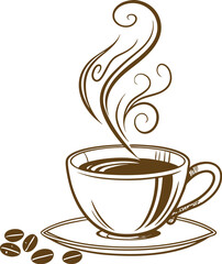 cup of hot coffee
