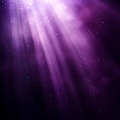 Obraz premium Purple Light Rays Background with Sparkling Dust