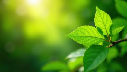 Intense green, out-of-focus natural backdrop, sunlit leaves, color, green, park