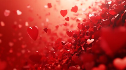 Vivid Red Background for Design Projects