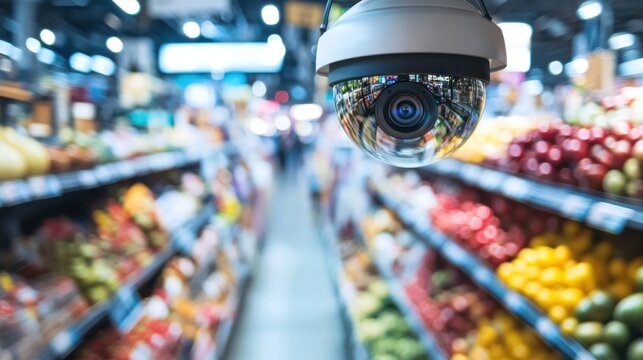 Security camera in a supermarket (1)