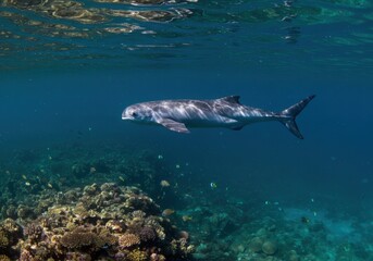 Fototapeta premium Vaquita Porpoise – The World's Rarest Marine Mammal
