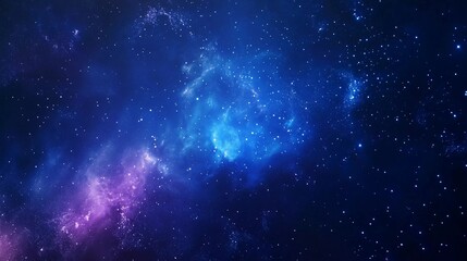 A blue sky with a lot of stars. The stars are scattered all over the sky. The sky is very clear and bright