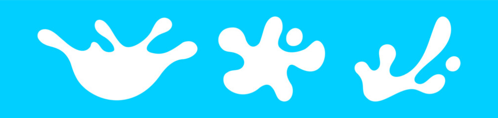 milk splash crown shape, milky splashing, milk drop simple shape, milk waves, milk splashes for advertising dairy products