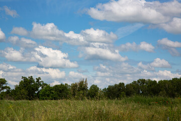 Po Valley Agricultural Fields and Dramatic Skies