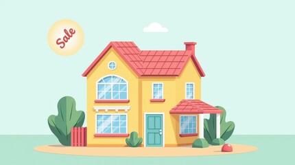 Tiny house toy model for sale creative marketing finance concepts in a bright home environment