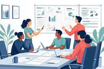 Team Collaboration and Data Analysis Meeting