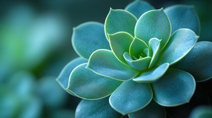 Close-up of a vibrant succulent plant