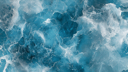 Fototapeta premium This abstract blue-green marble texture has smooth natural patterns and designs that give it a luxurious and modern look. Ai generative
