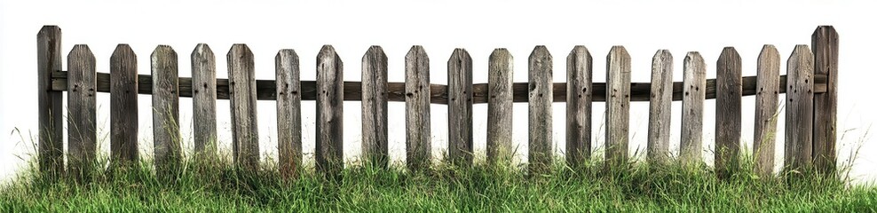 Obraz premium Rustic Wooden Fence Image