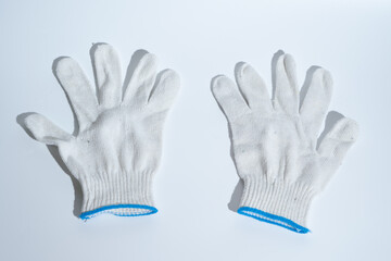 Obraz premium Close up of String Knit Gloves
