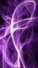 Fototapeta premium Purple energy swirls abstract background, design element
