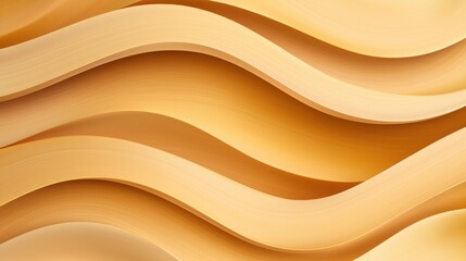 Obraz premium Abstract wavy patterns in soft orange tones, perfect for creative design projects.