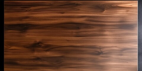 Aerial perspective of a solitary wooden table corner.