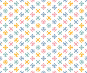 Pattern background for design. Colorful shapes seamless pattern.