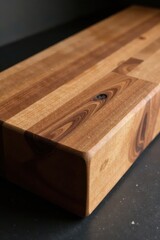 Large, sturdy end grain chopping block; rich tones , durable, surface, food prep