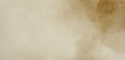 Abstract watercolor art background template. Khaki and beige brown watercolor backdrop empty space for text, banner, presentation or product display graphic design