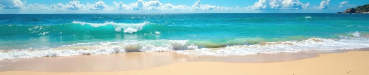 Abstract ocean art, textured beach scene, summer palette, texture, modern