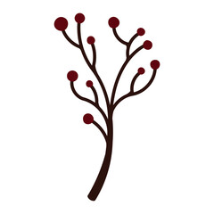 Naklejka premium christmas branch