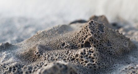 Scoria Vesicular volcanic rock similar to pumice but darker in c.