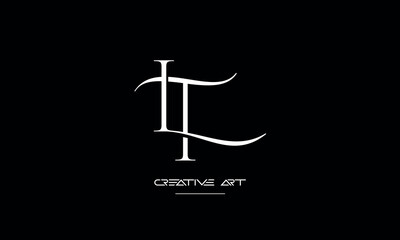 LT, TL, L, T abstract letters logo monogram