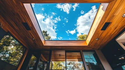 Modern Architecture Skylight Interior Design