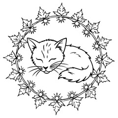 Adorable Themed Cat Silhouettes: Playful, Festive & Whimsical Designs