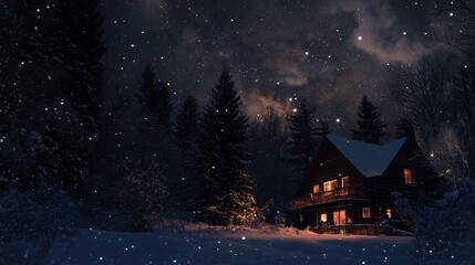 Enthusiasts Stargaze Winter Night Sky
