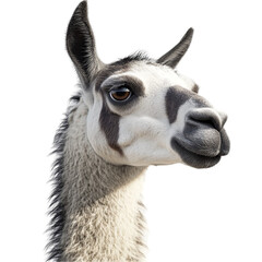 Obraz premium Llamas Gentle Gaze Soft Fur Peaceful Animal Portrait