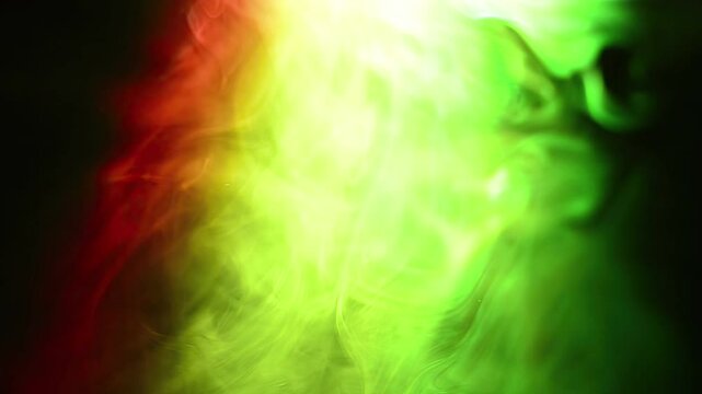 Smoke Rasta Colors Lighting Background