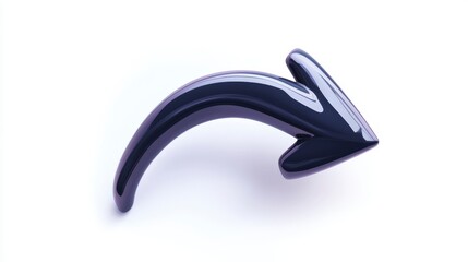 Curved Black Object