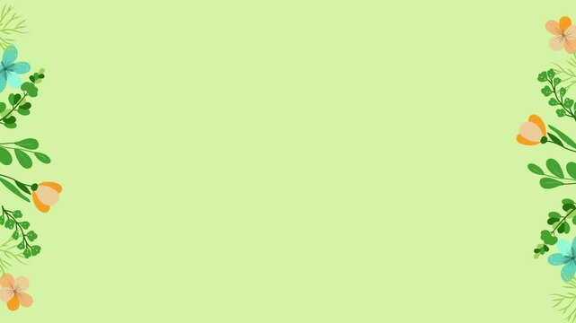 World Earth Day Horizontal Animated Background