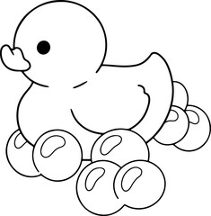 duck doll doodle baby