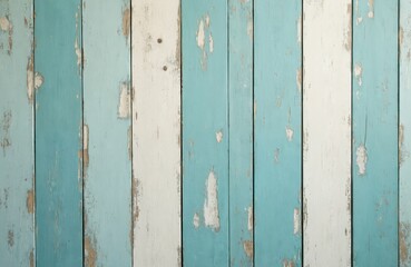 Straight painted light wood background for design, text. White, blue aged planks wall, old rustic hardwood panel pattern. Natural timber abstract texture. Grunge retro surface with light decorative