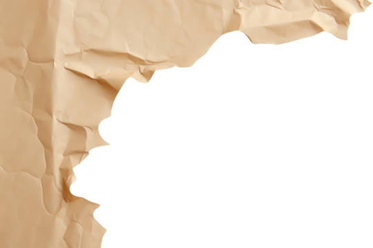 PNG Torn strip of paper brown vintage backgrounds white background cardboard.