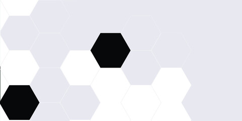 White honeycomb with a gradient color. Isometric geometry. 3D illustration
