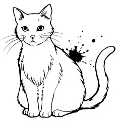 Whimsical Wonders: Fantasy & Artistic Cat Silhouettes for Creative Designs