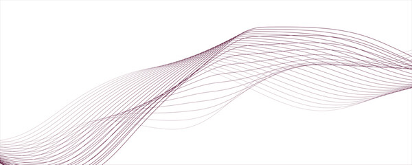 Abstract wave element for design. Digital frequency track equalizer. Stylized porple line art background  Design used for technology, science, banner, template, wallpaper, business and many  