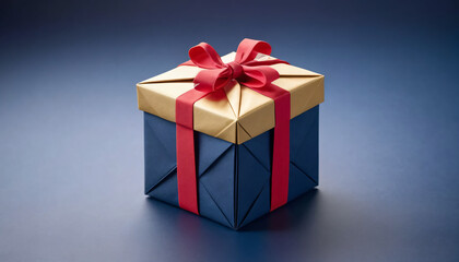 Obraz premium origami gift box
