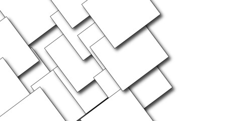  Abstract background with cubes. Modern geometric background. White ceramic brick tile.